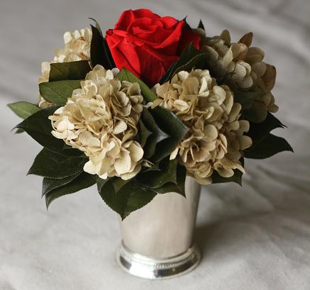 Silver Julep Cup Red Rose/Natural Hyd