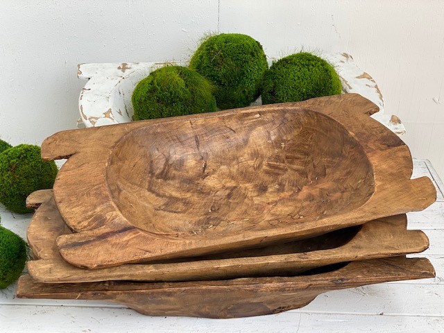 Carved Wooden Bowls