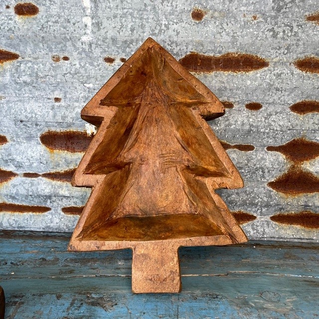 Christmas Tree Dough Bowl - Click Image to Close