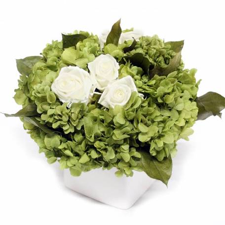 Rose & Hydrangea Cube - Click Image to Close